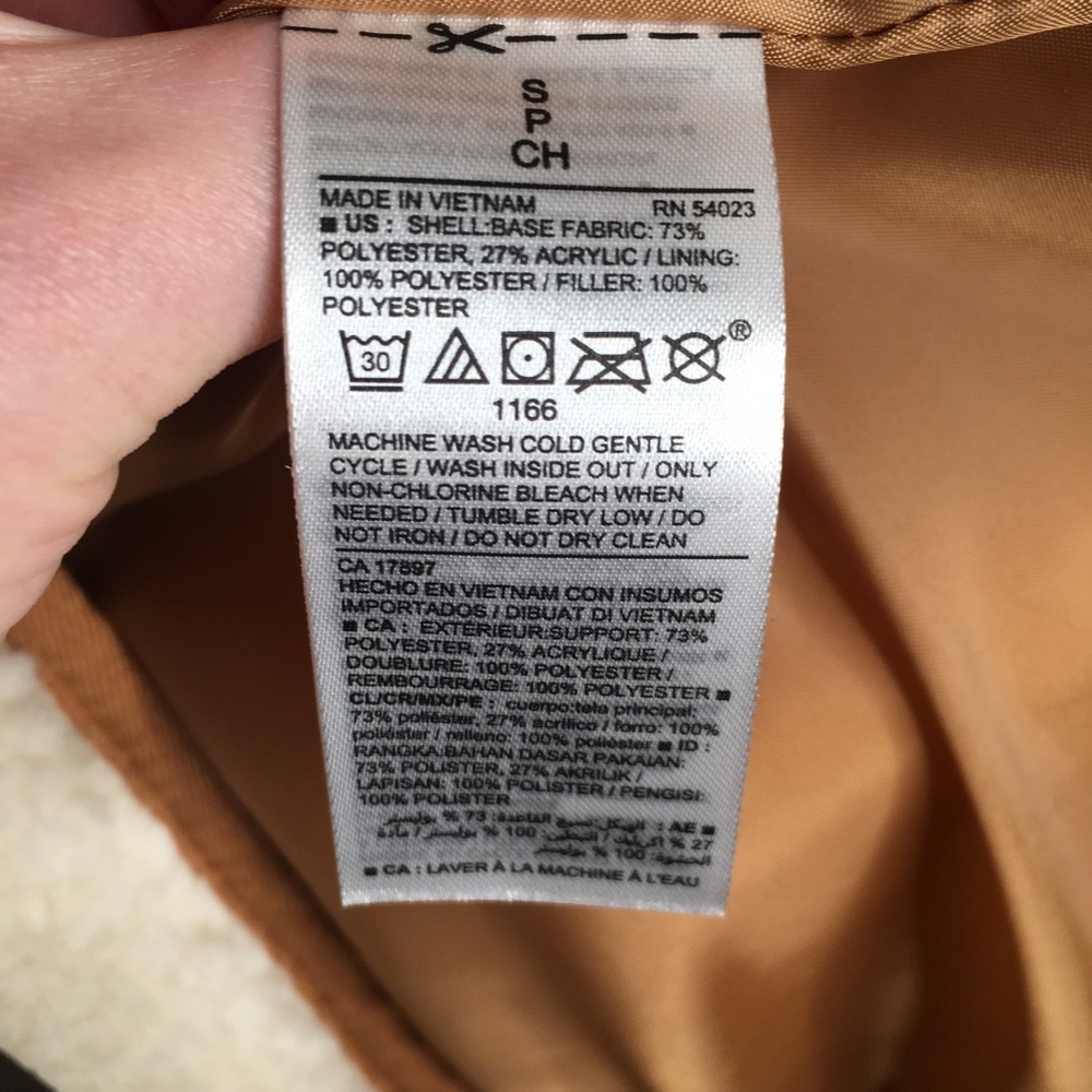 Old Navy Sherpa Cognac Vest - Picture 4 of 5